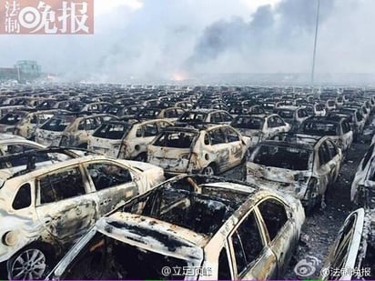 tianjin port shipping container explosion