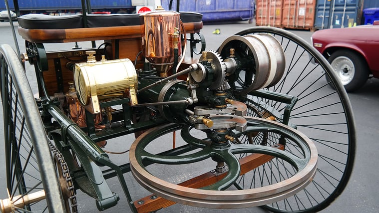 1886 Benz Patent-Motorwagen Replik motor