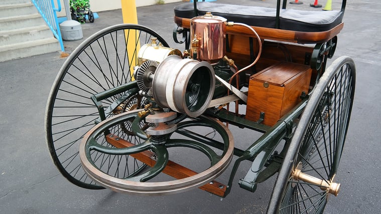 1886 Benz Patent-Motorwagen Replik motor