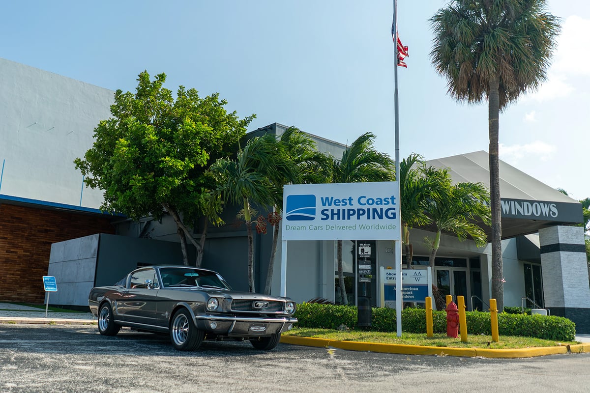 West Coast Shipping warehouse in Florida
