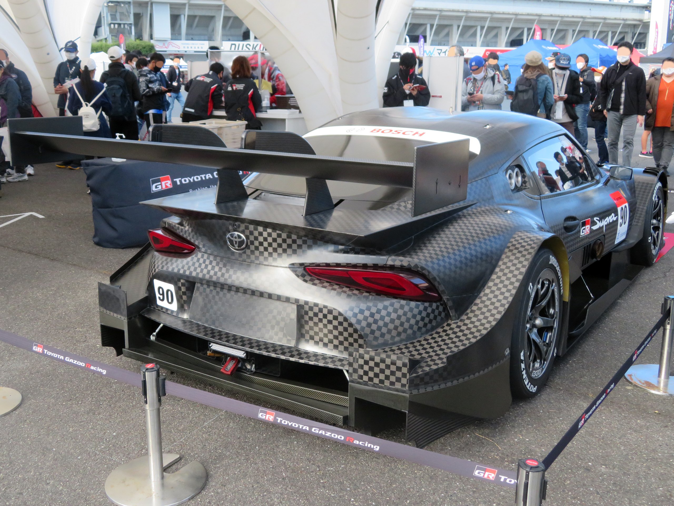 The_rearview_of_Toyota_GR_Supra_GT500