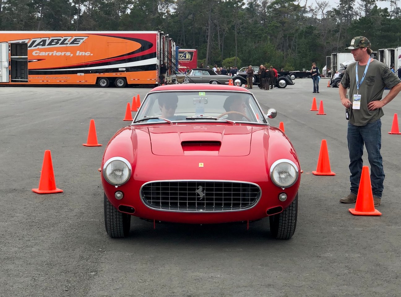 Ferrari at Monterey Car Week Pebble Beach Transport