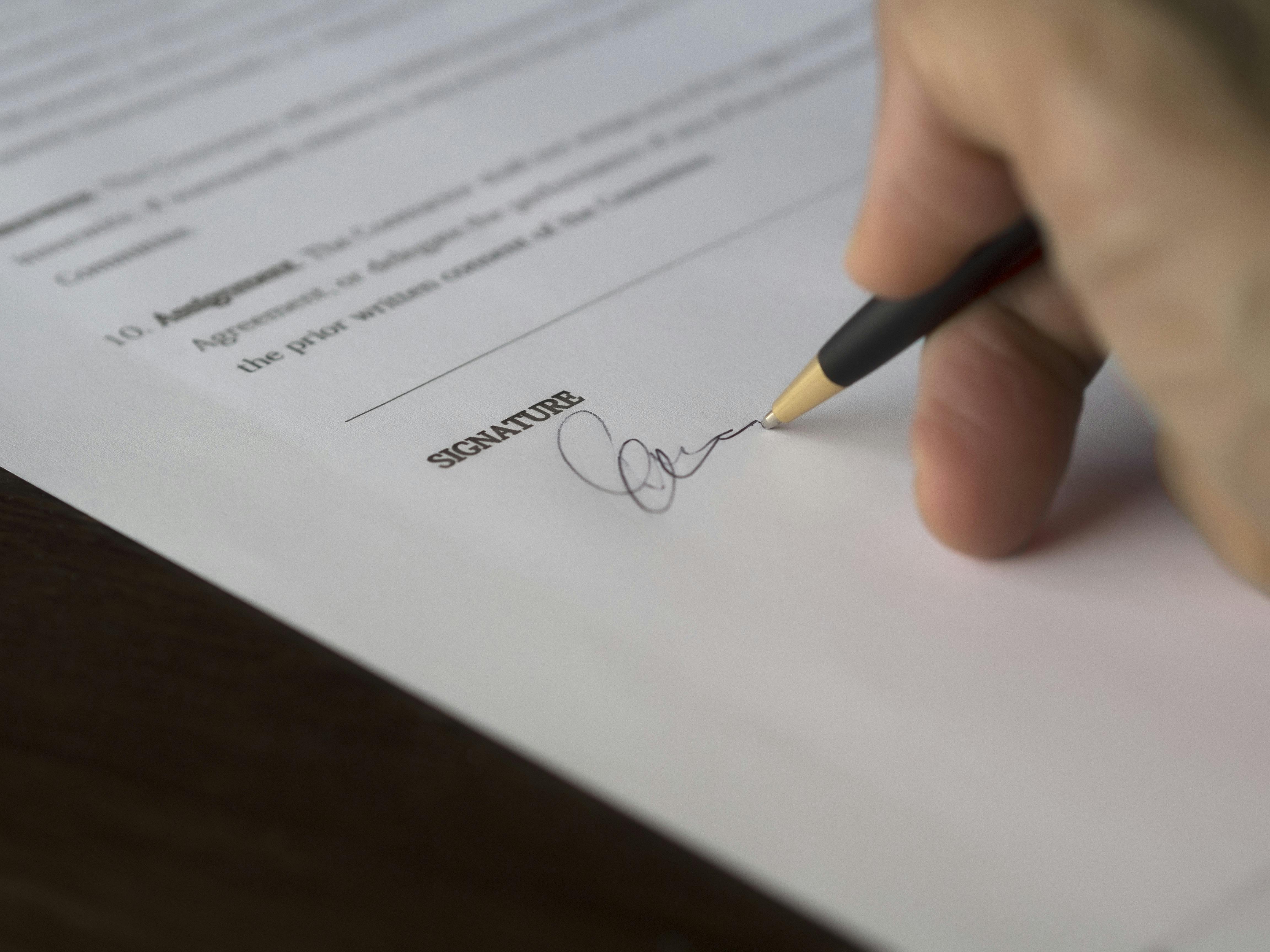 paperwork-signature