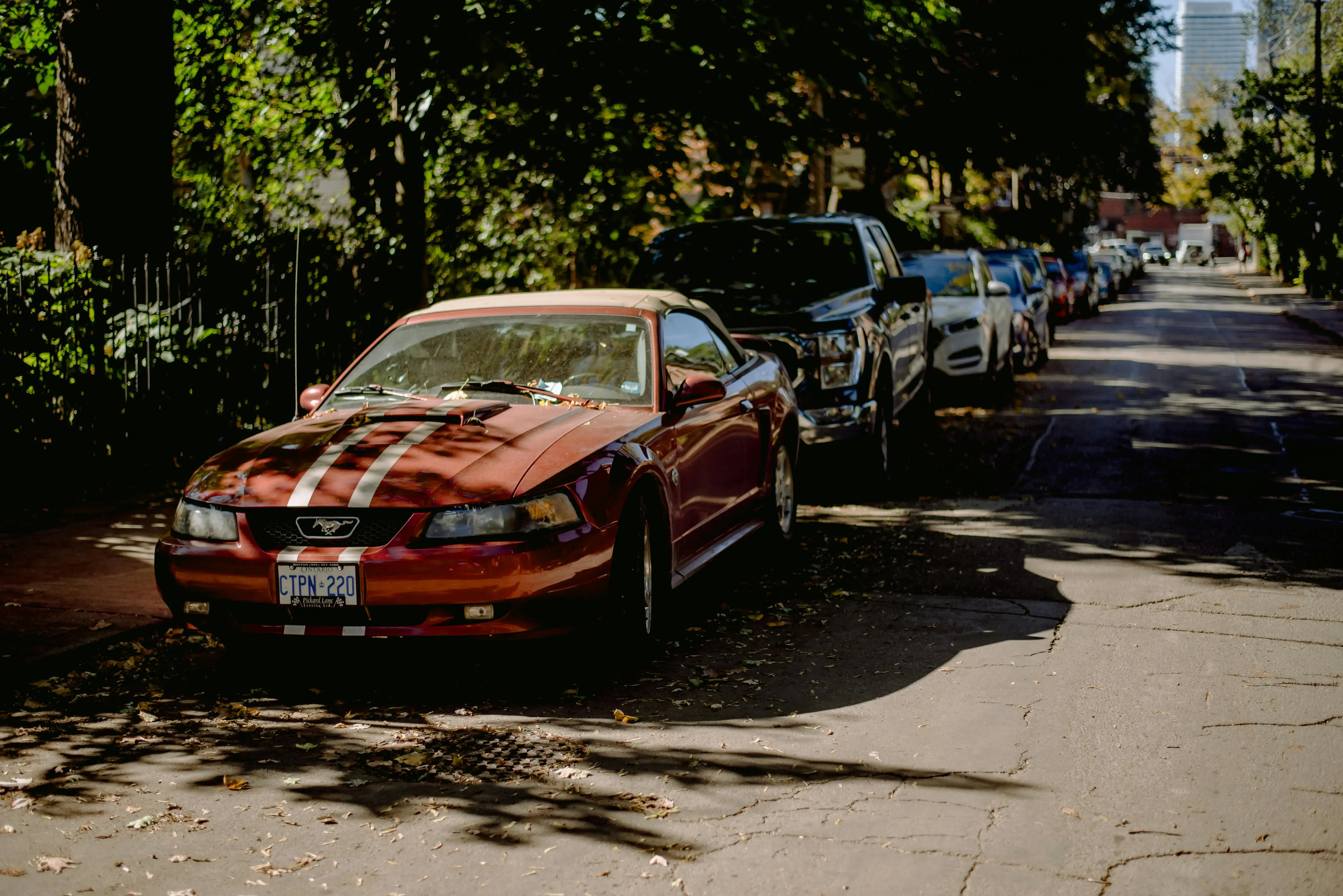Ford Mustang Parked on Street