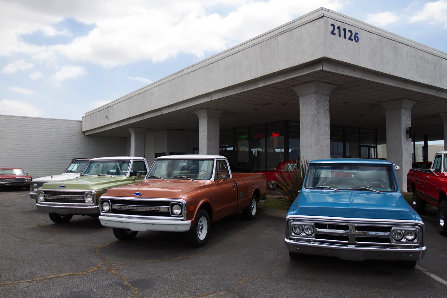 Old pickup car image