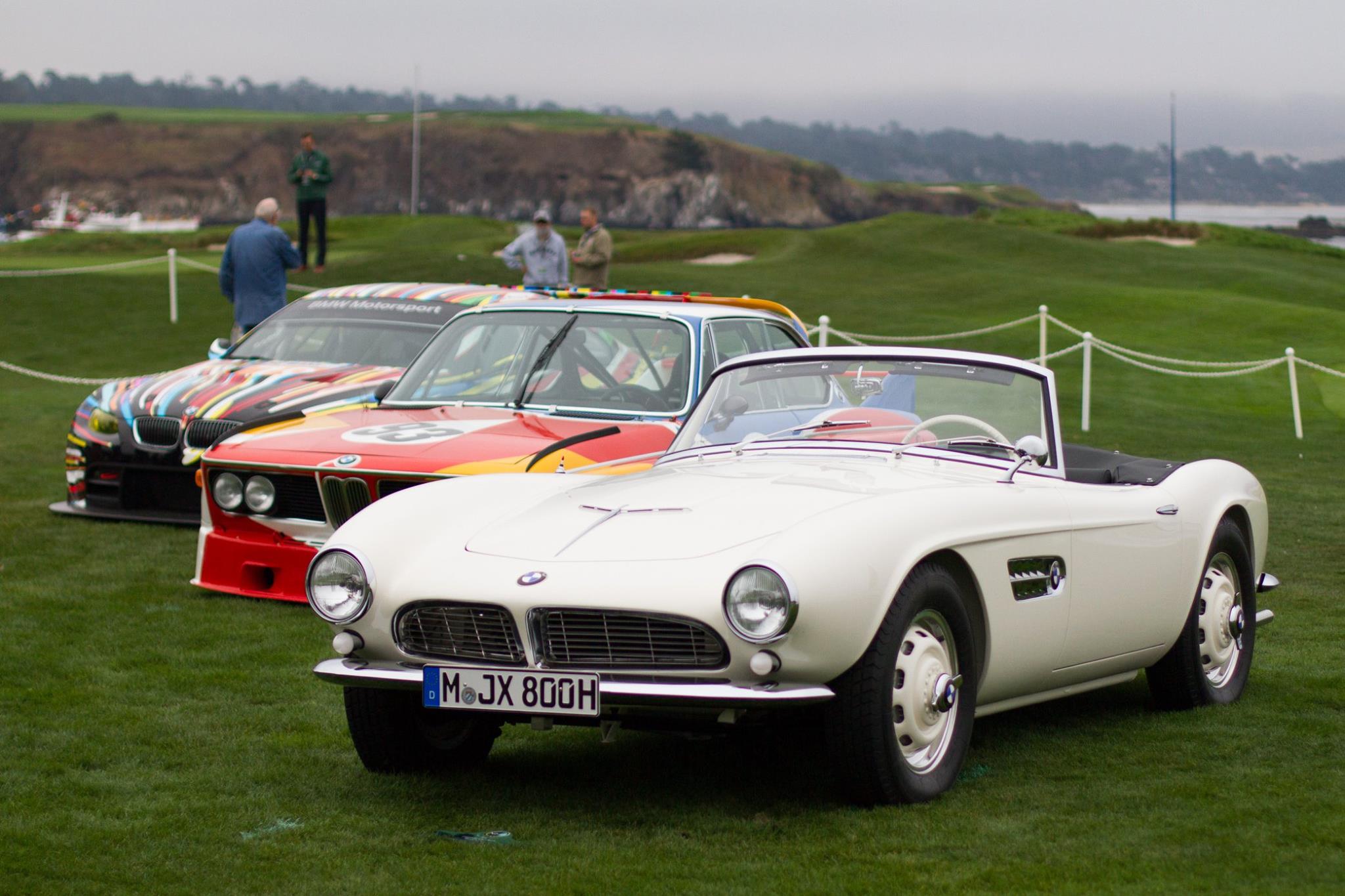 Elvis Presley's restored BMW 507 at Pebble Beach