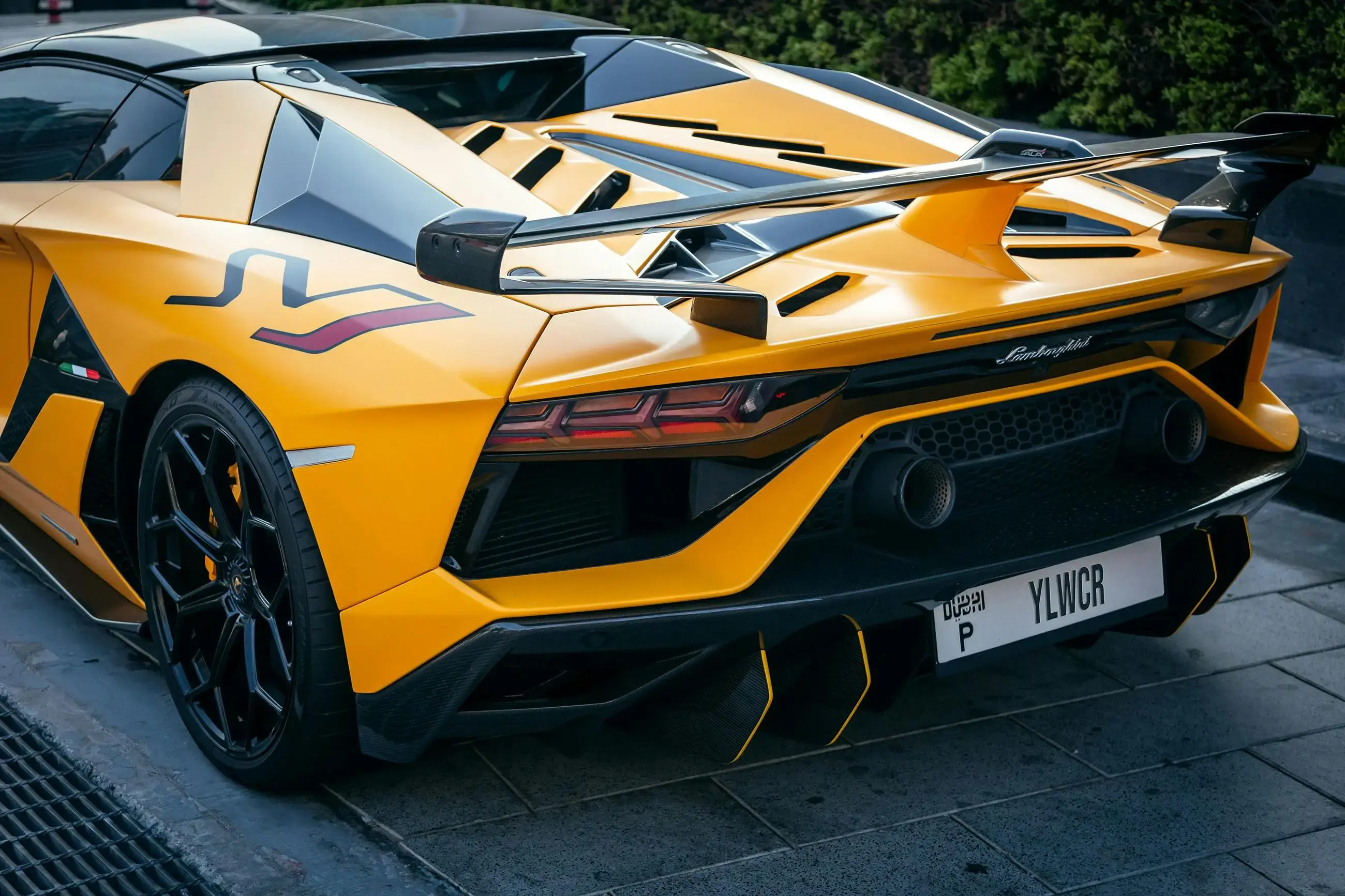 Yellow Lamborghini Supercar