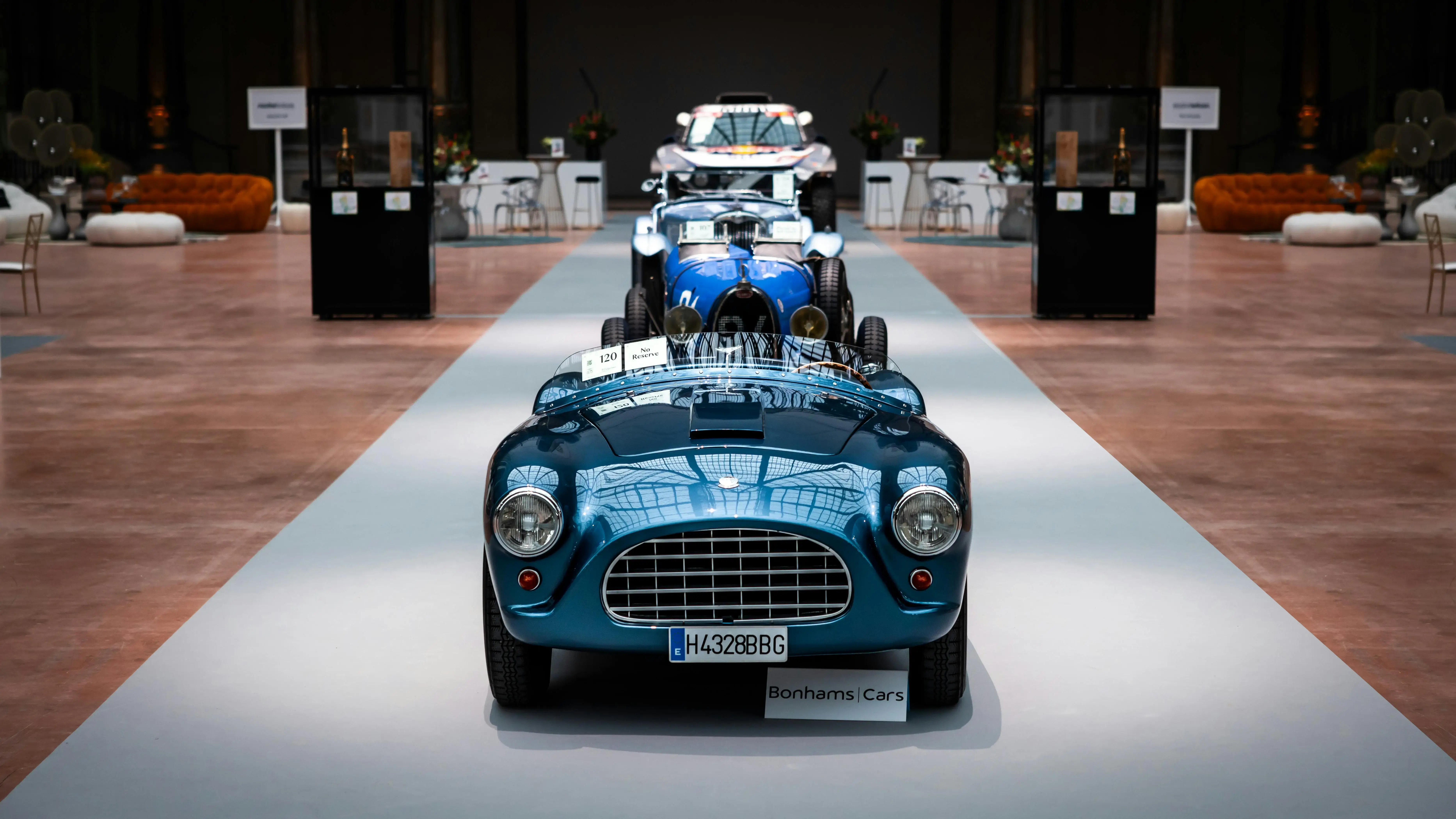 Vintage Car Collection Display