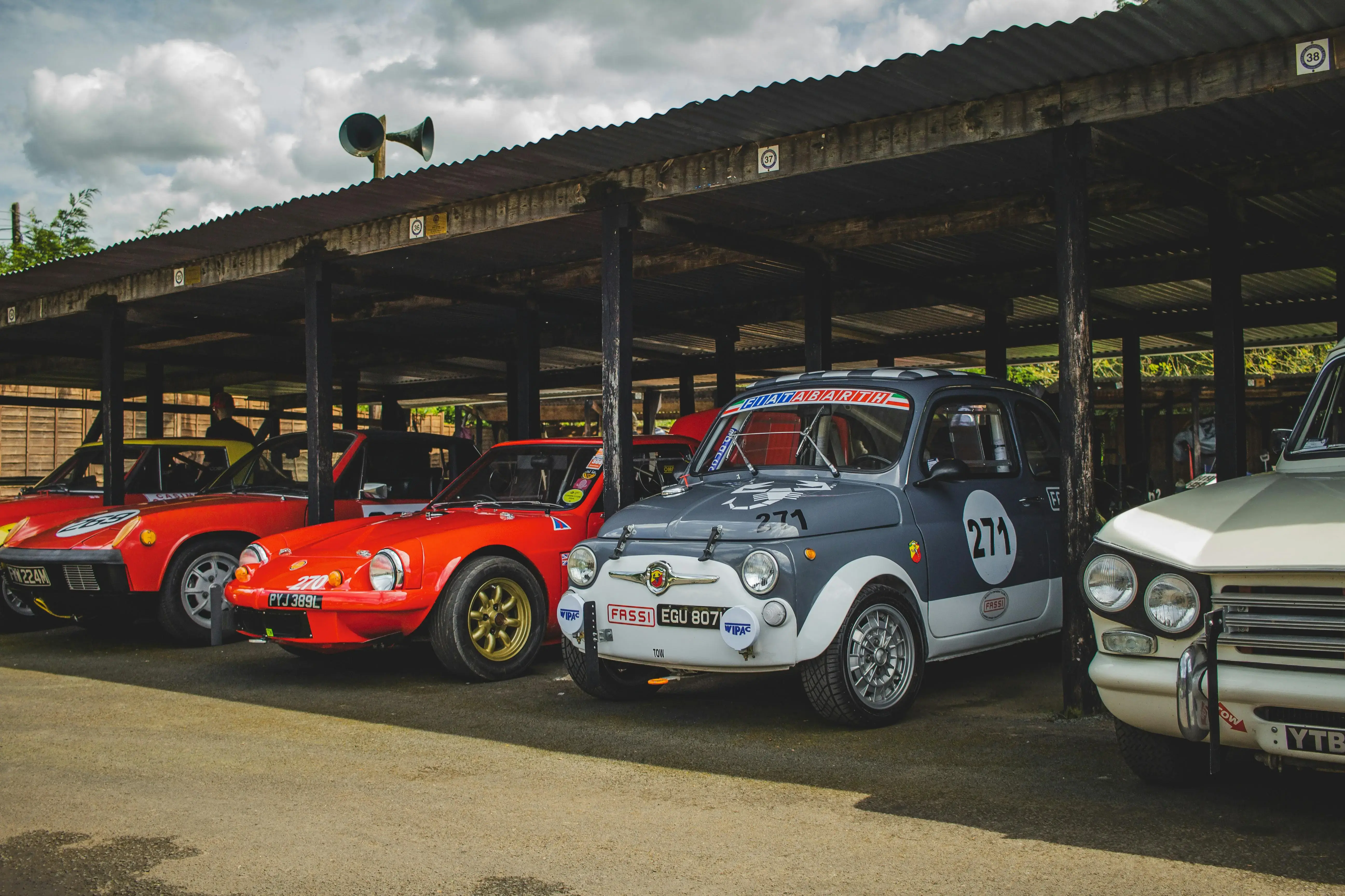 Cars Under a Roof