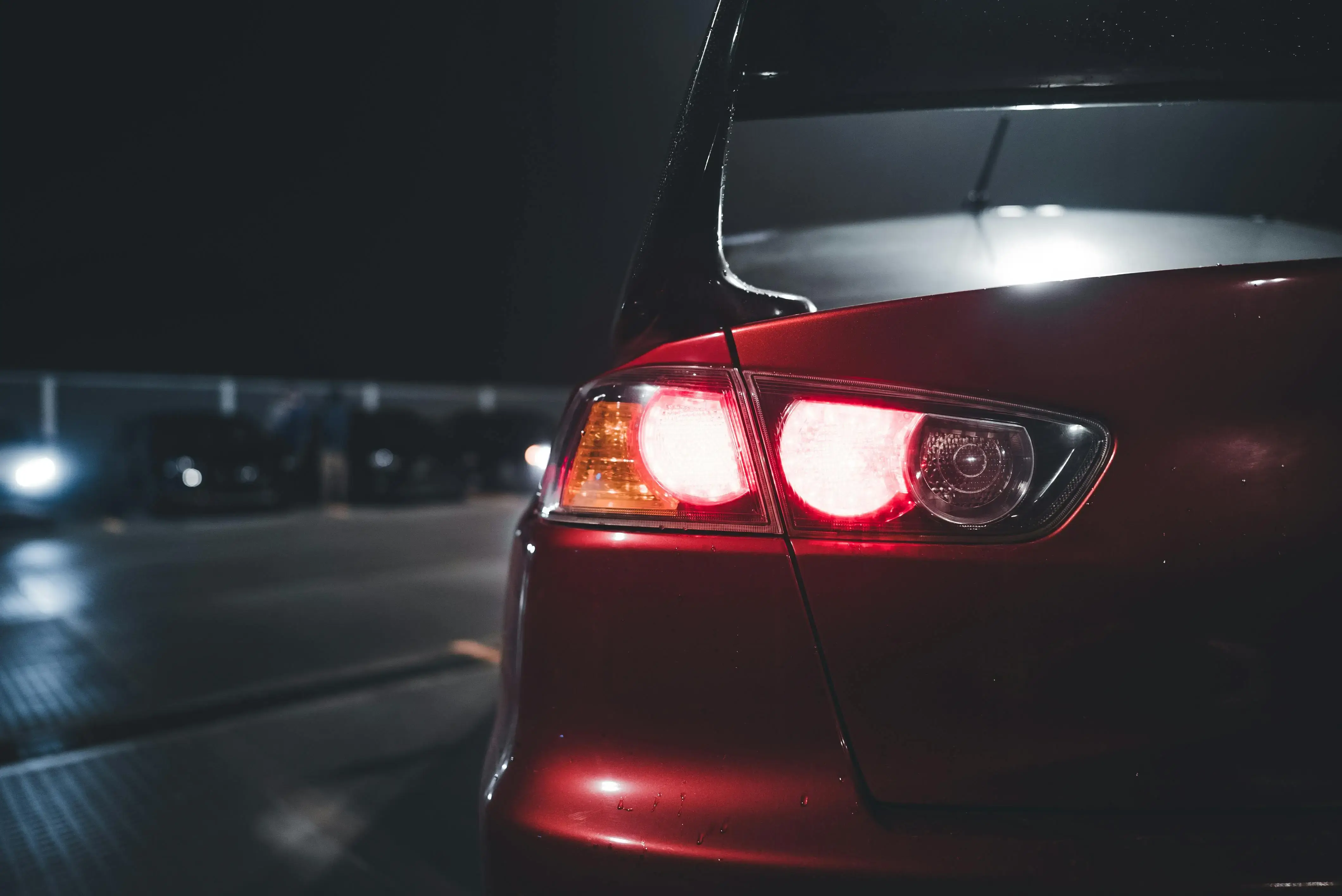 Taillight of Mitsubishi Lancer Evolution