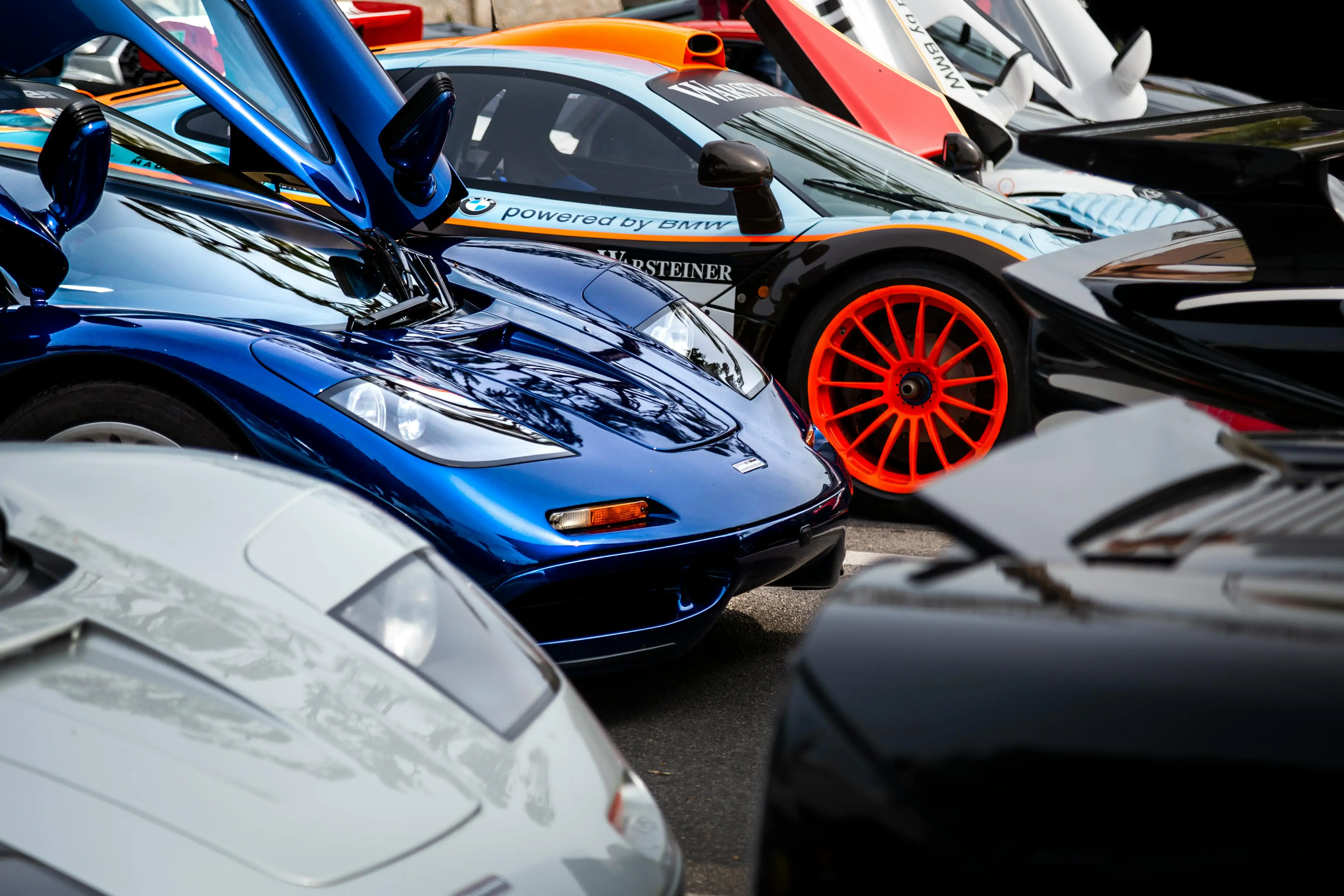 Vibrant Display of Iconic Sports Cars