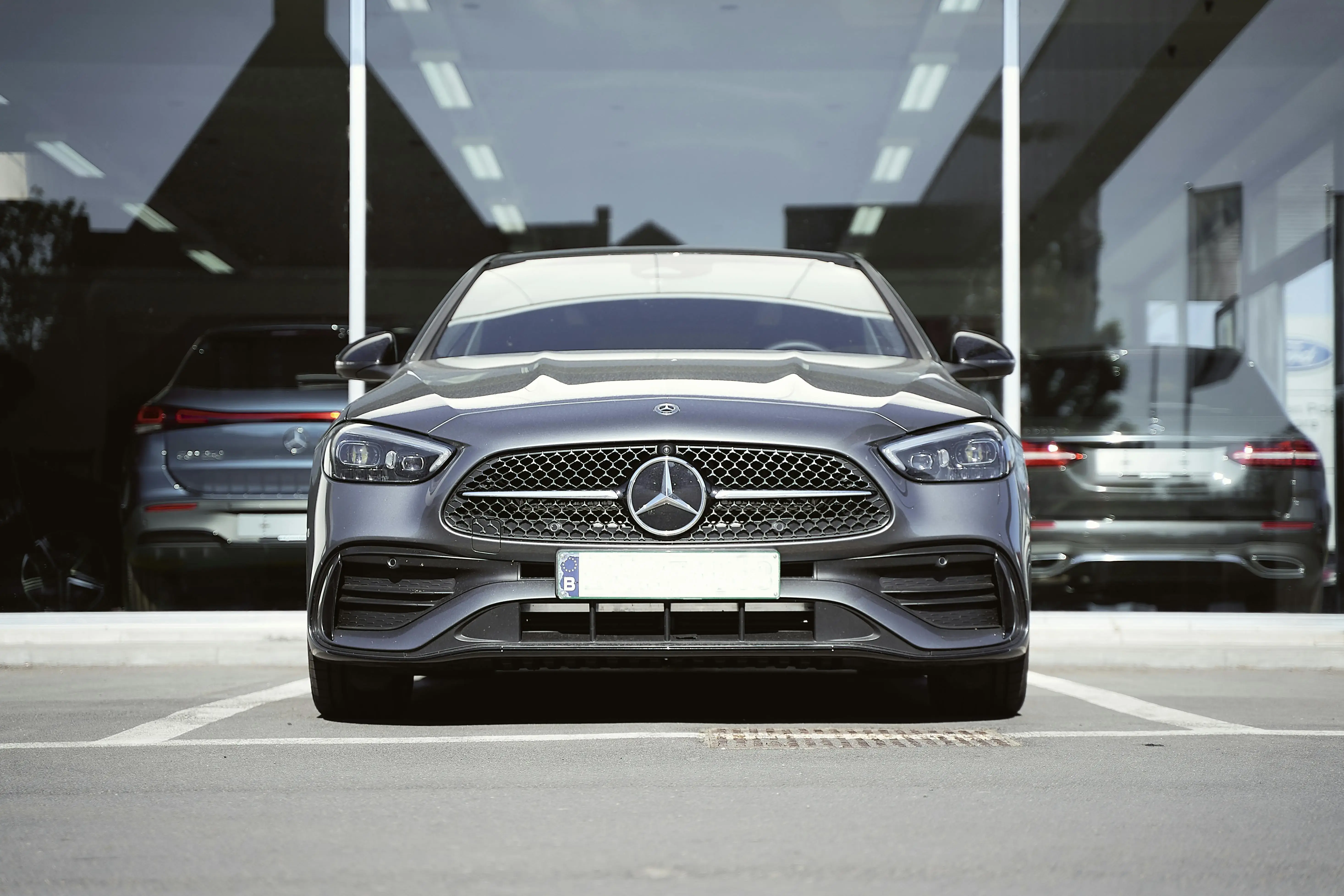 Gray Mercedes Car
