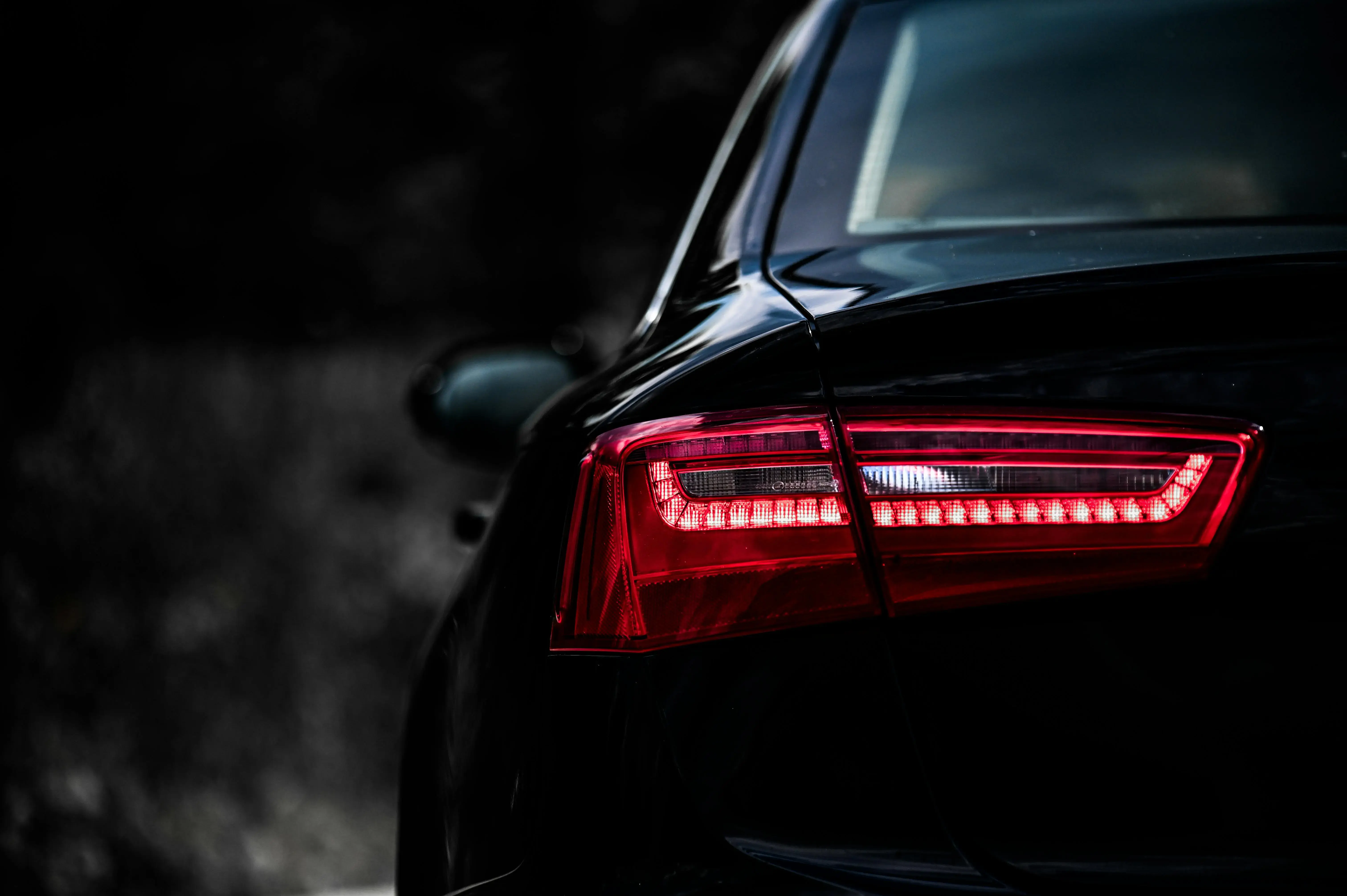 Close Up Photo of a Tail Light