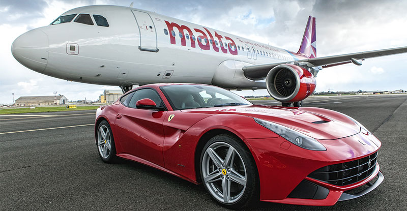 Ferrari F12 Airplane