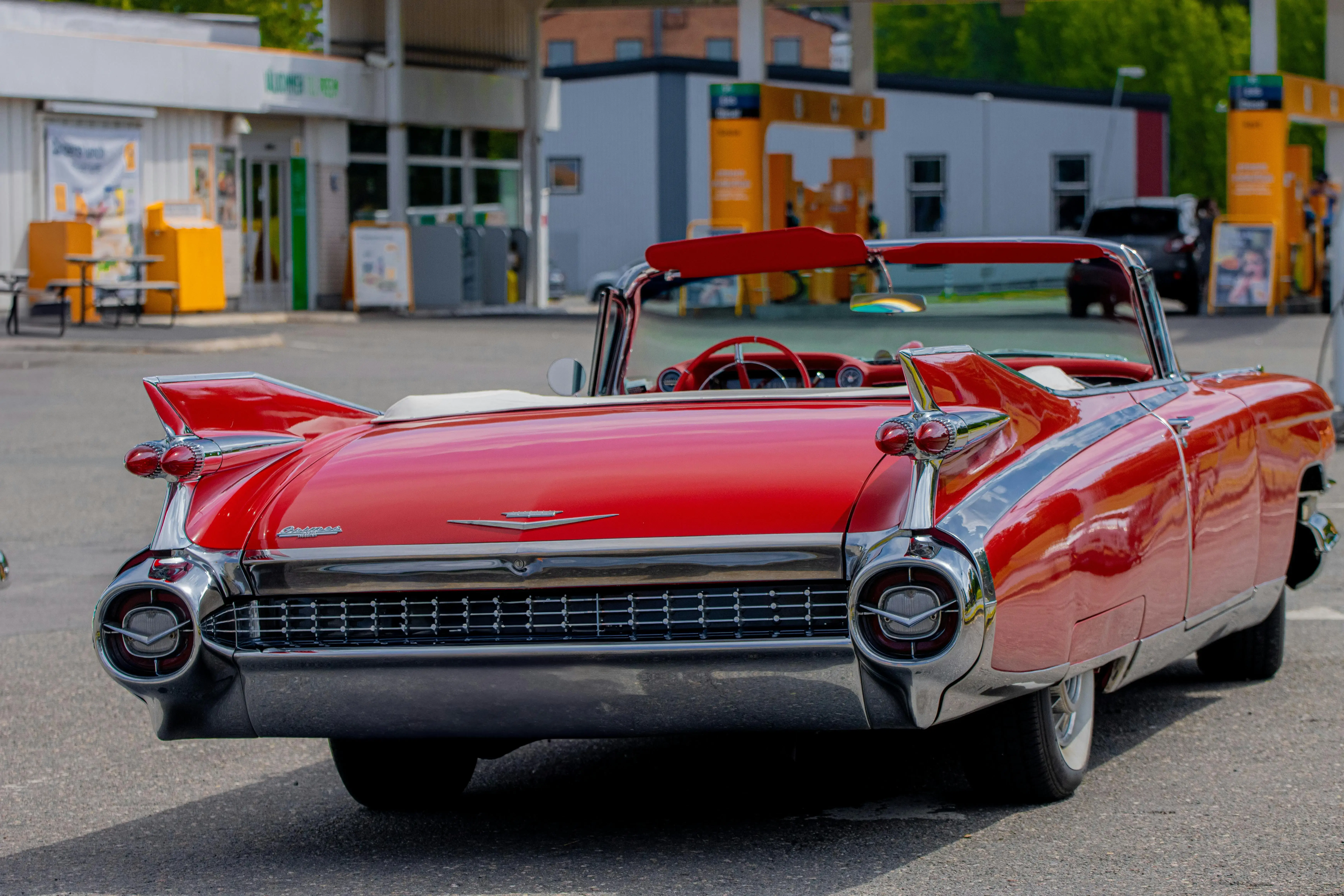 Classic Red Convertible