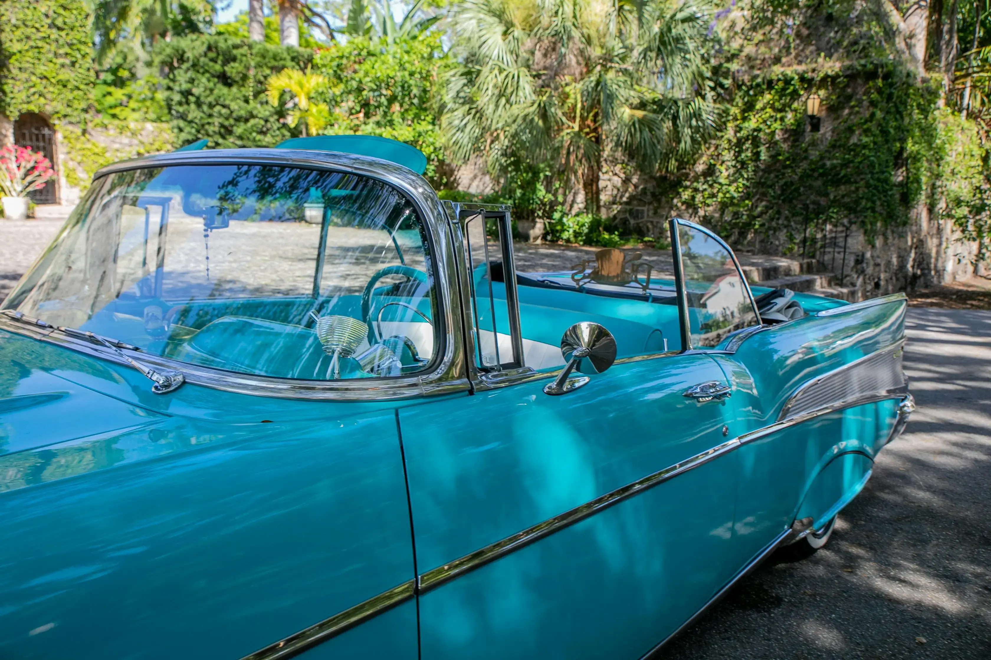 A Convertible Classic Car