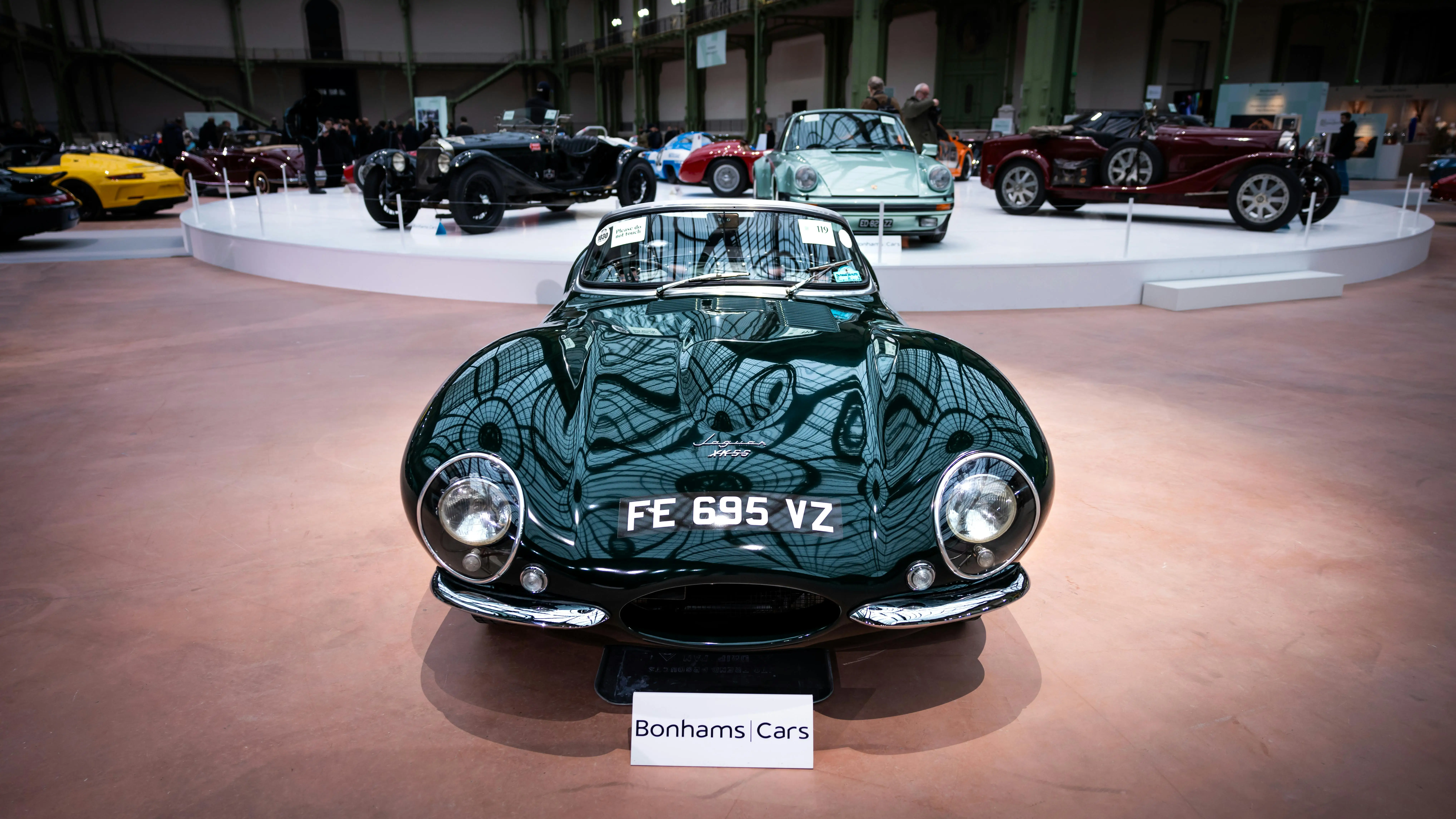 Vintage Car Showcase at Auto Exhibition
