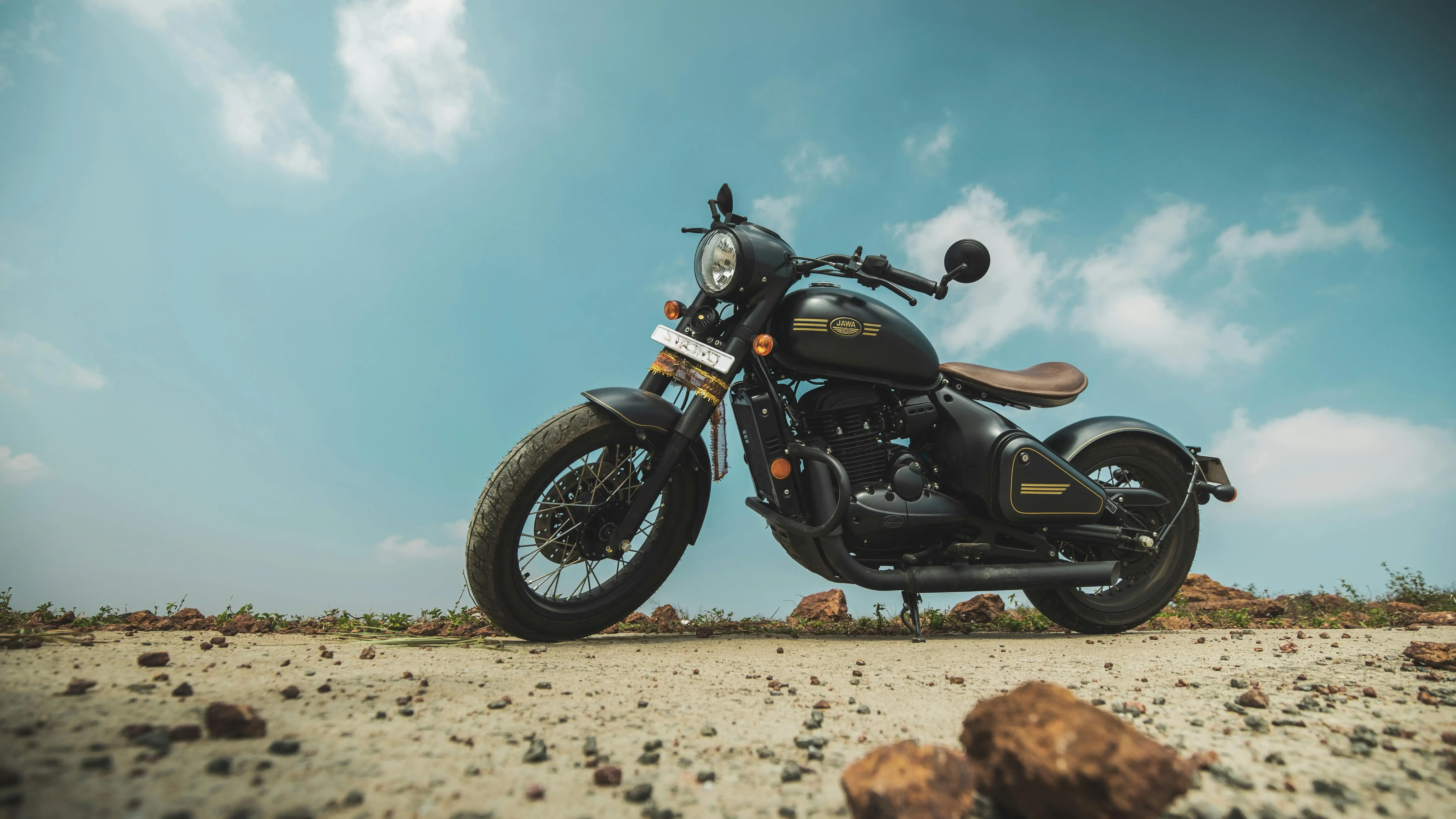 Black and Silver Cruiser Motorcycle