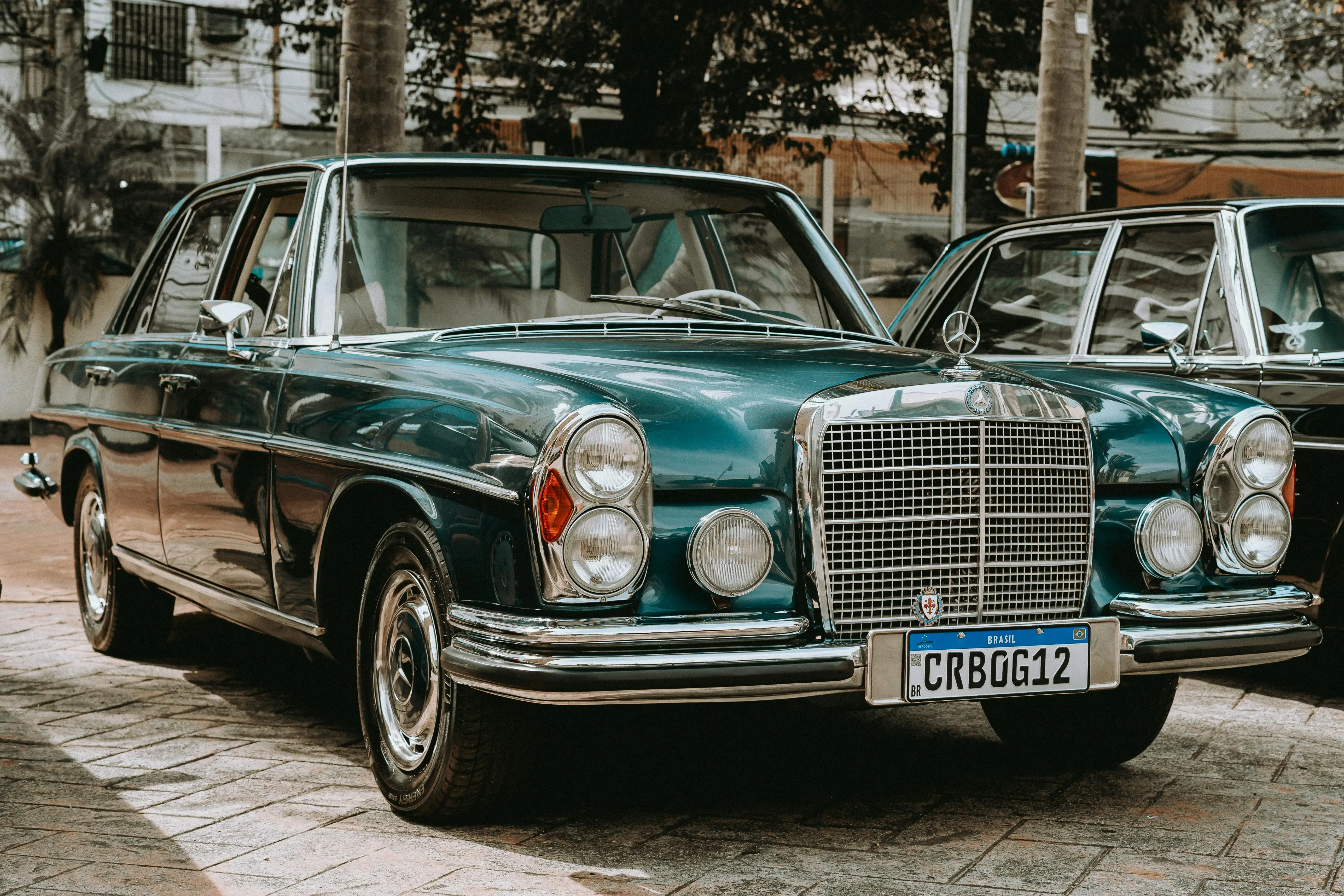 Old-fashioned Luxury Car