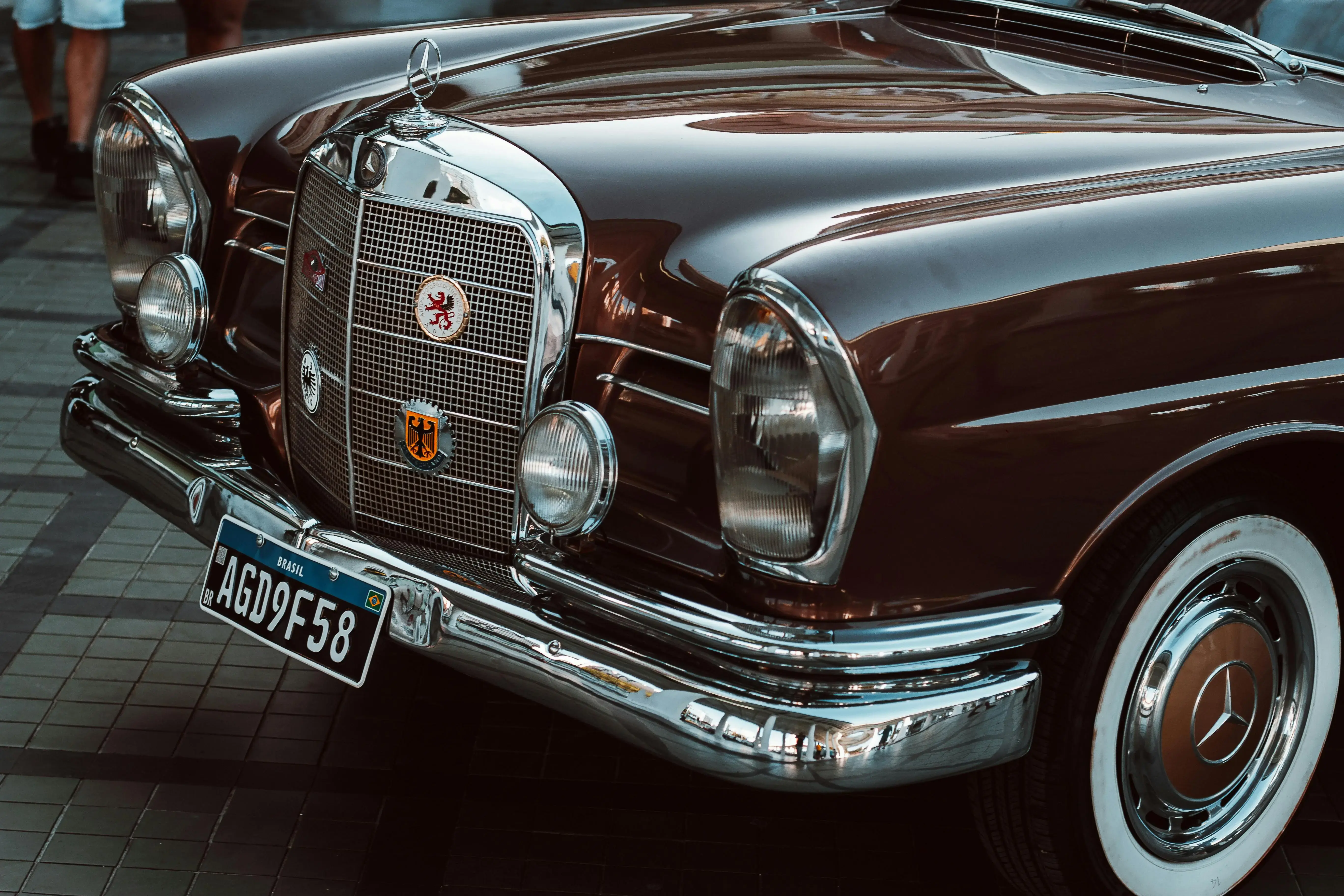 Classic Retro Car Front