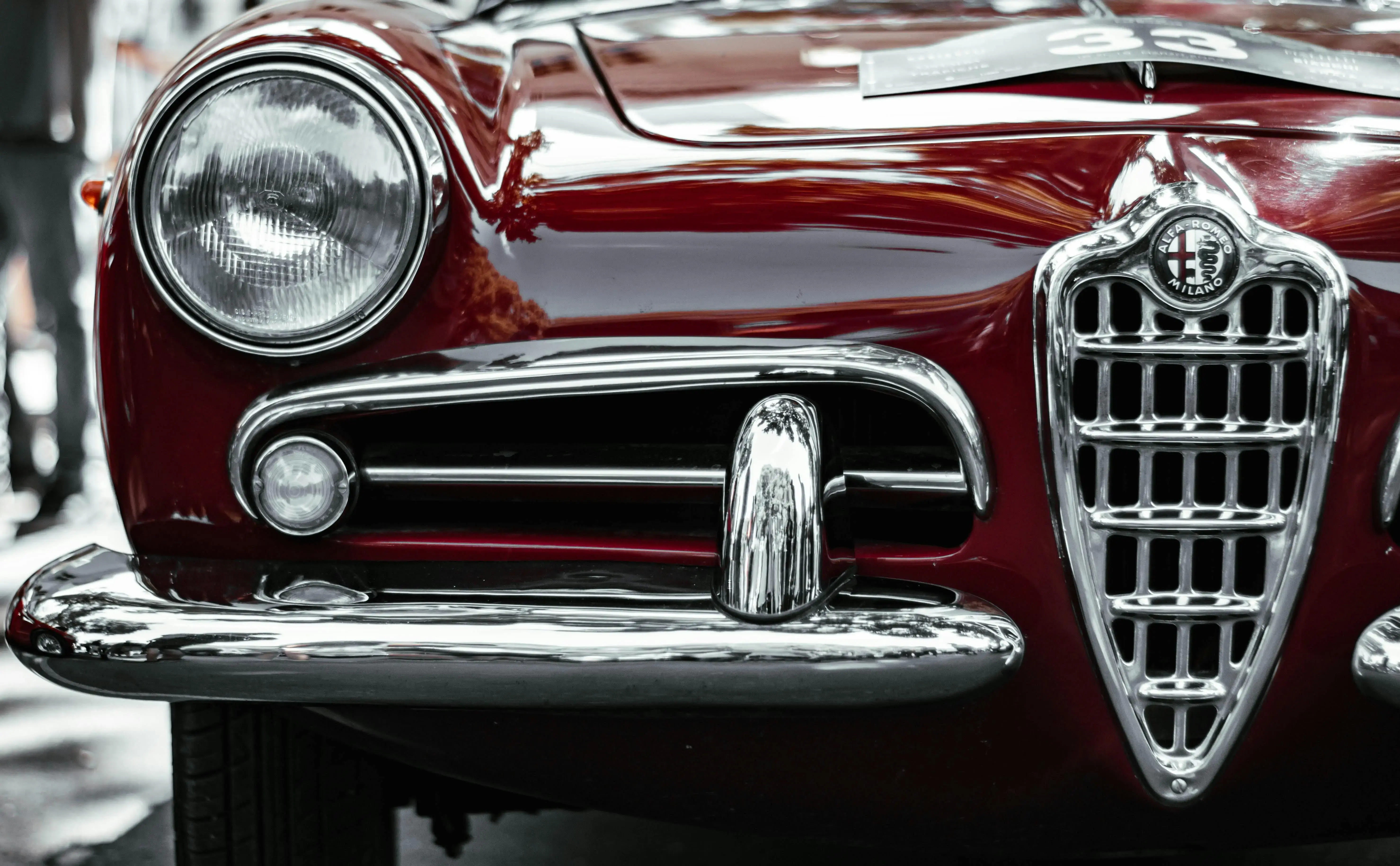 Close up of Alfa Romeo Giulietta
