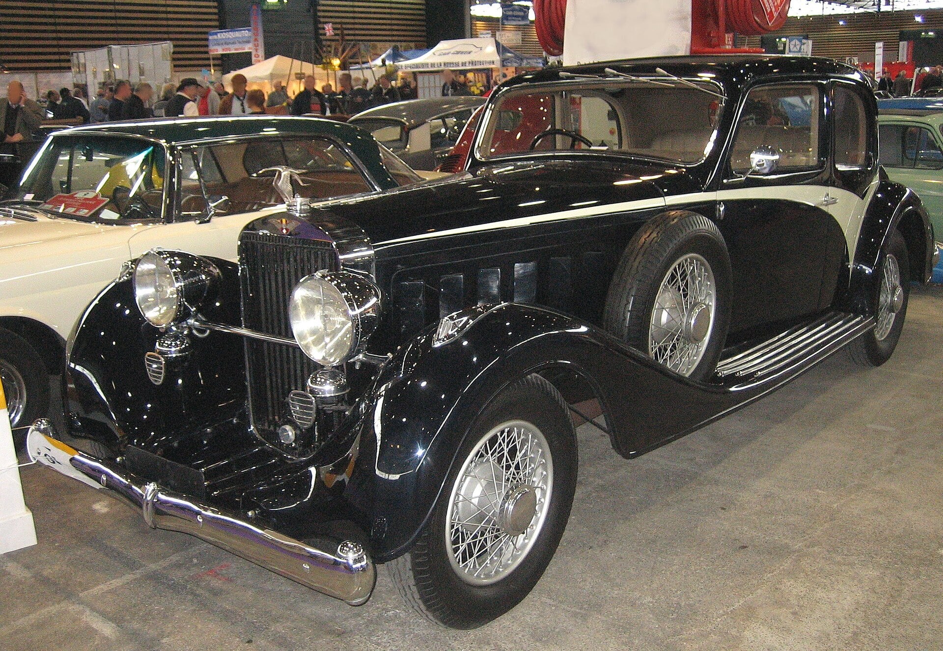 1936 Hispano-Suiza K6 with Vanvooren coachwork in black