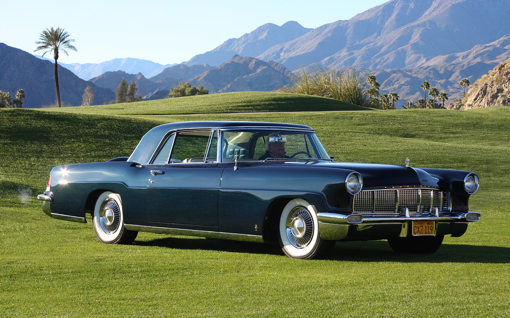 1956 Continental Mark II coupe in midnight blue