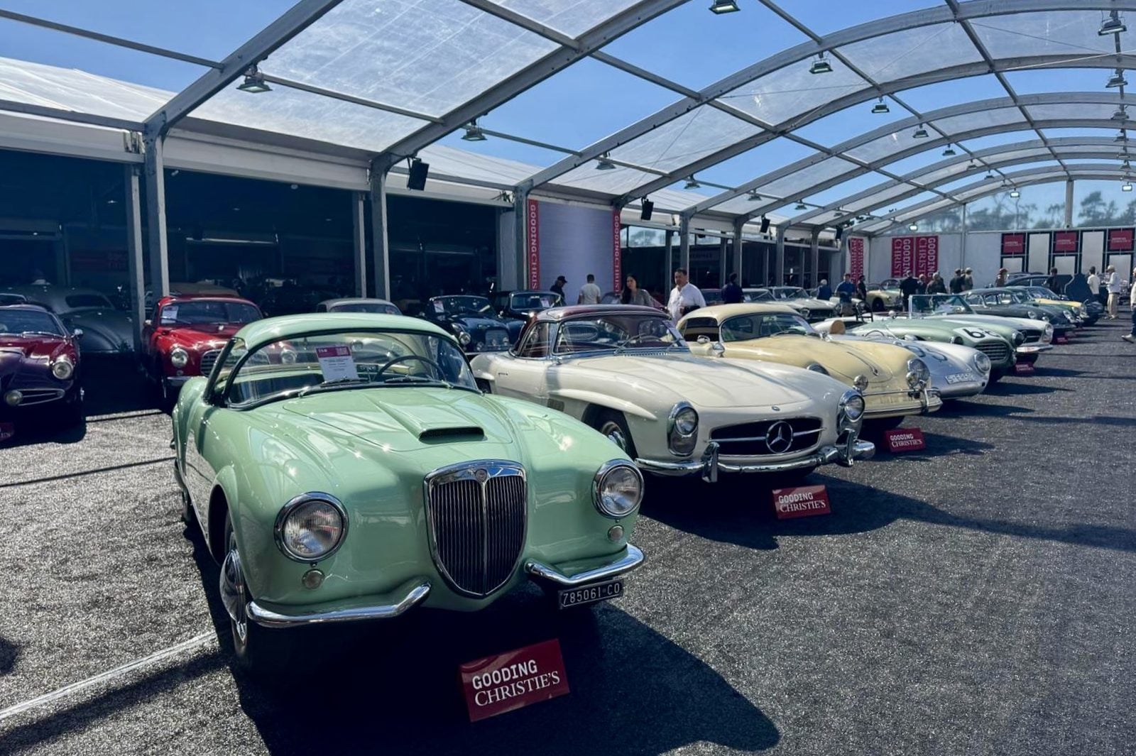 christie's gooding montrey car week auction 2026 tent